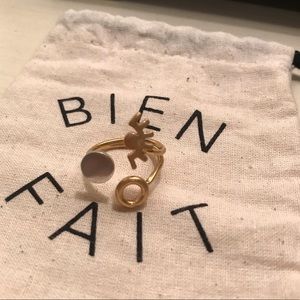 Adjustable Winking Face Ring